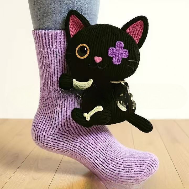 CozyCritter™ 3D Knit Animal Socks 🧦🐾