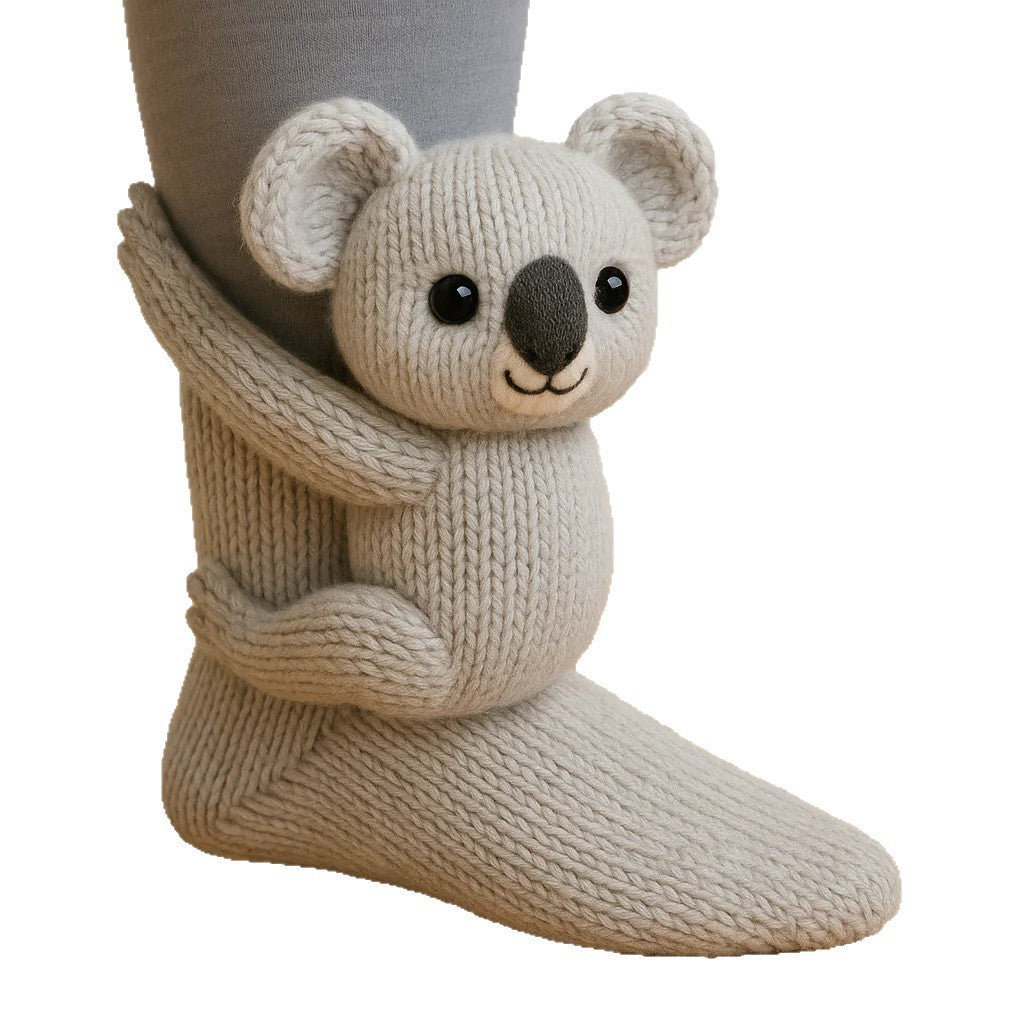 CozyCritter™ 3D Knit Animal Socks 🧦🐾