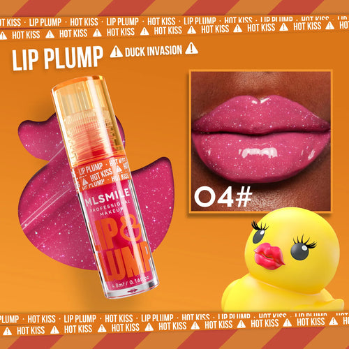 MLSMILE Duck Lip Plump Lip Oil Moisturizing Lip Gloss Mirror Water