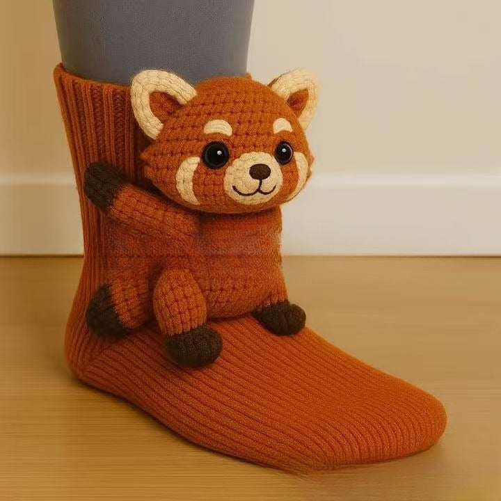 CozyCritter™ 3D Knit Animal Socks 🧦🐾